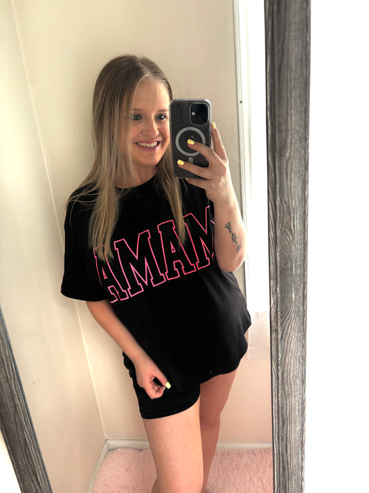 Black MAMA T- Shirt